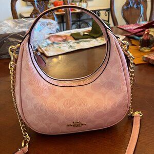 Brand New, never worn COACH Carmen Mini Crossbody Bag in Powder Pink! (CAM 83)